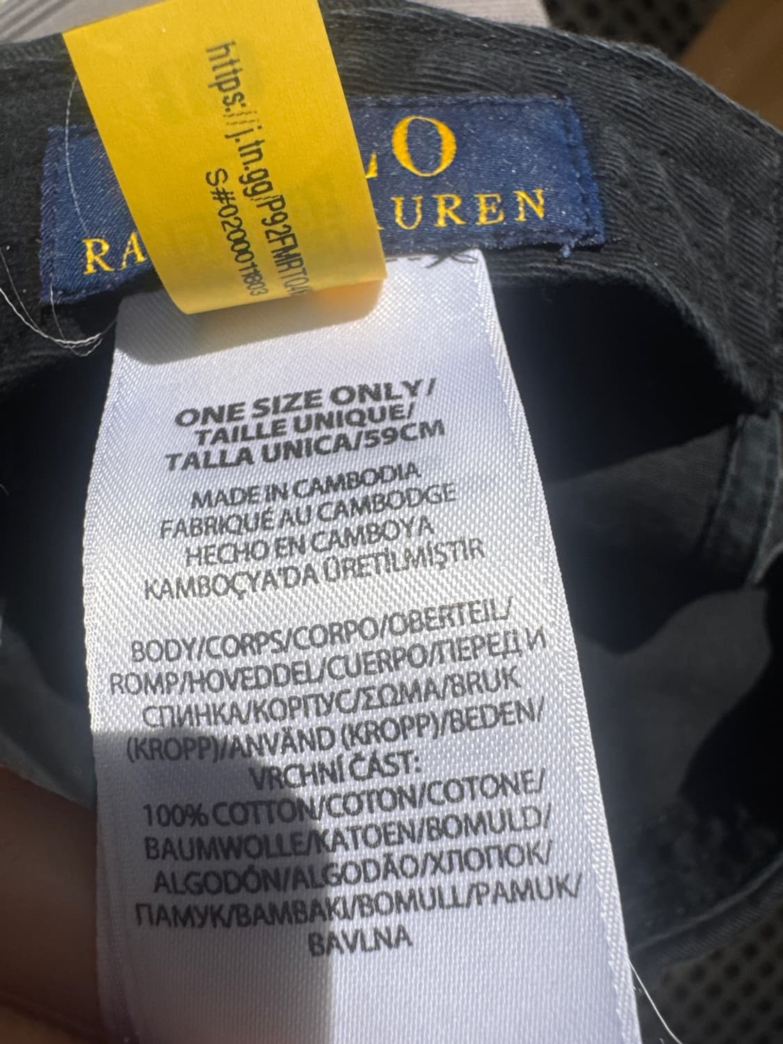 폴로랄프로렌 블랙 모자 캡 상품이미지4