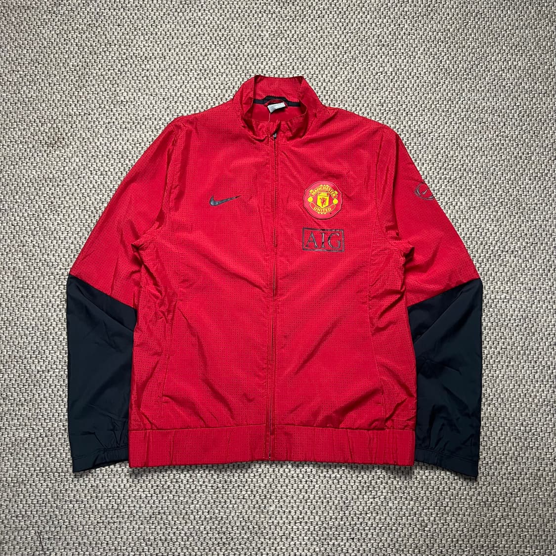 나이키 맨유 09-10 바람막이 레드 M 상품이미지1