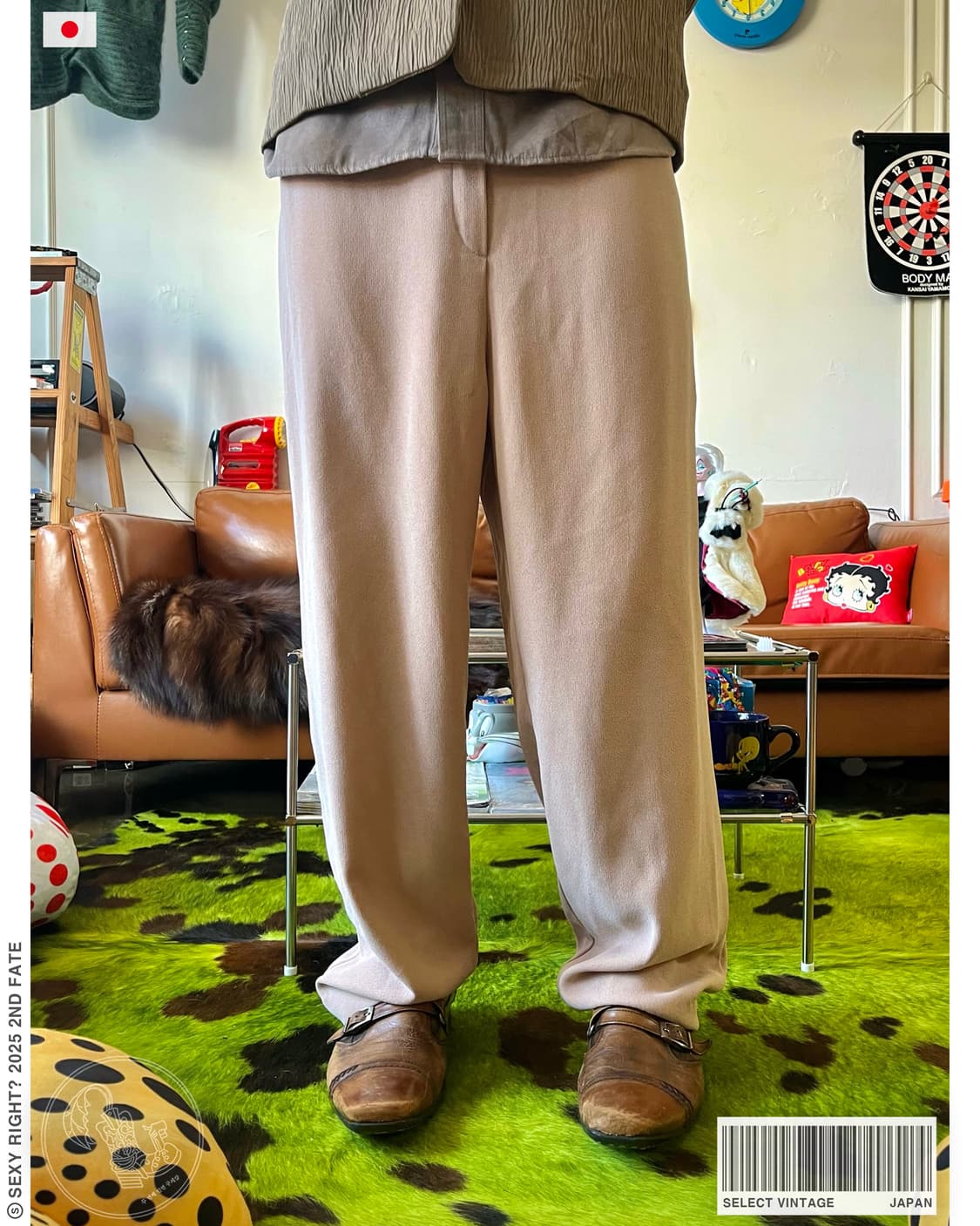Jpn Vintage Genderless Wide Trouser 상품이미지1
