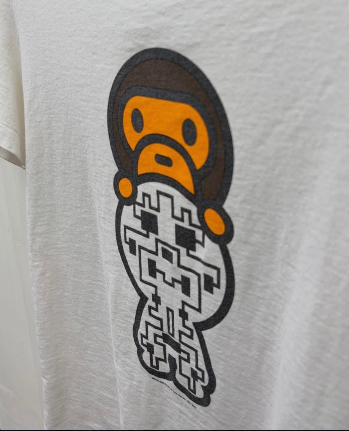 딱붙핏))베이프 베이비 마일로 티셔츠 상품이미지4