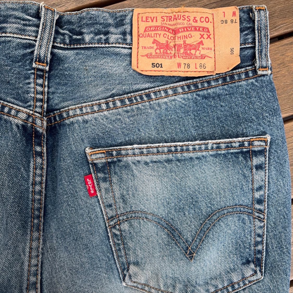 90s Korea 리바이스 Levi’s 501 데님 팬츠 상품이미지7