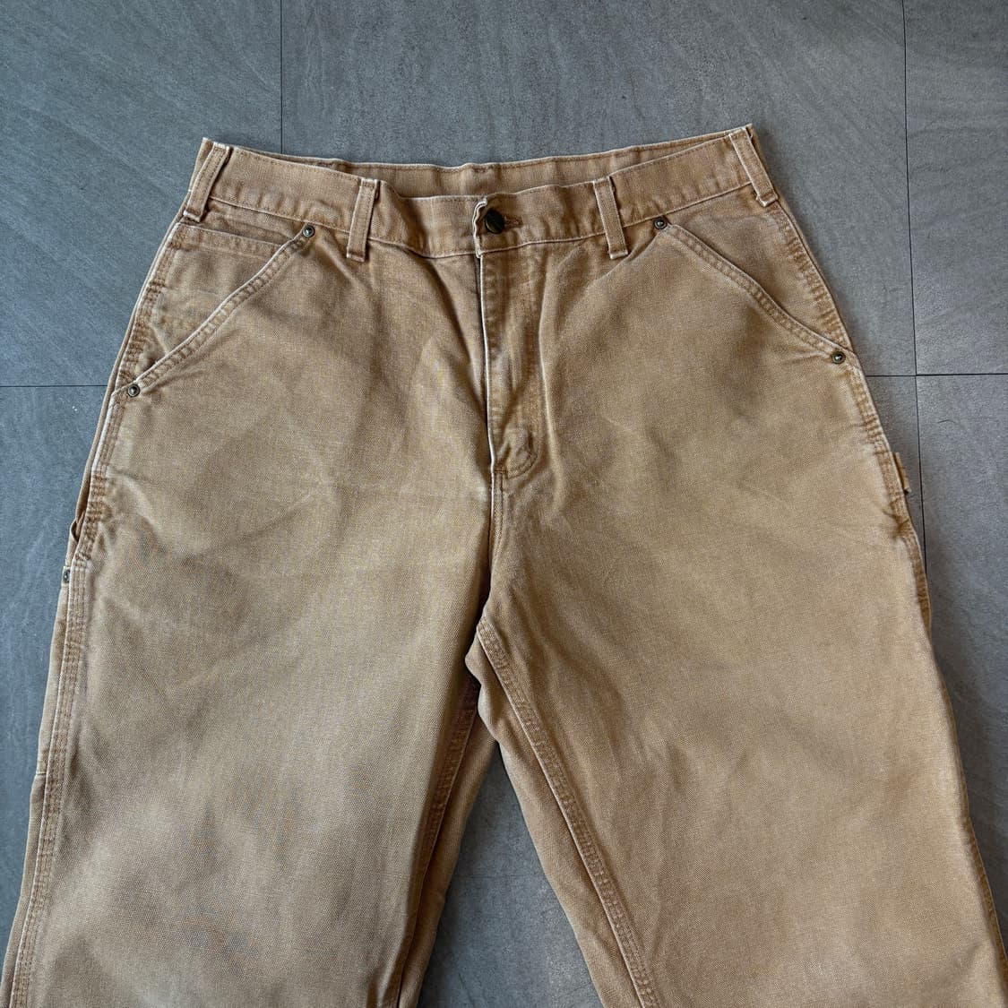 칼하트 정품 오리지널 브라운 카펜터 팬츠  상품이미지6
