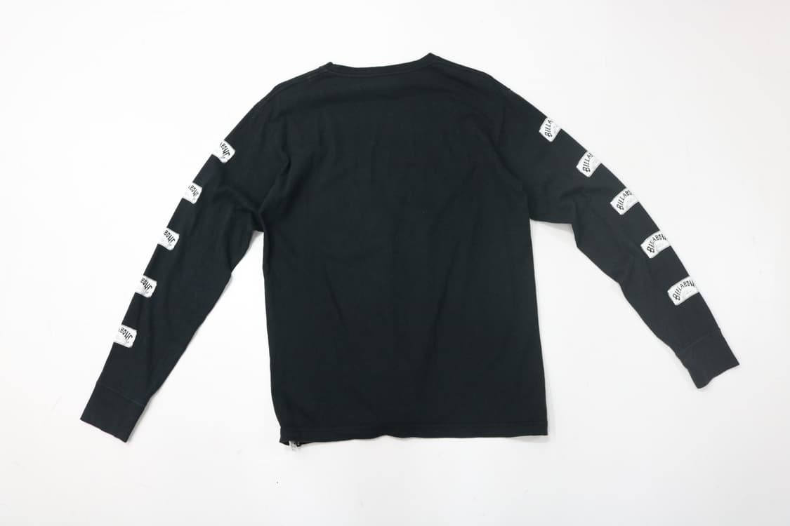 Billabong 빌라봉 사이드 로고 테이핑 블랙 롱슬리브 티셔츠 (M) 상품이미지7