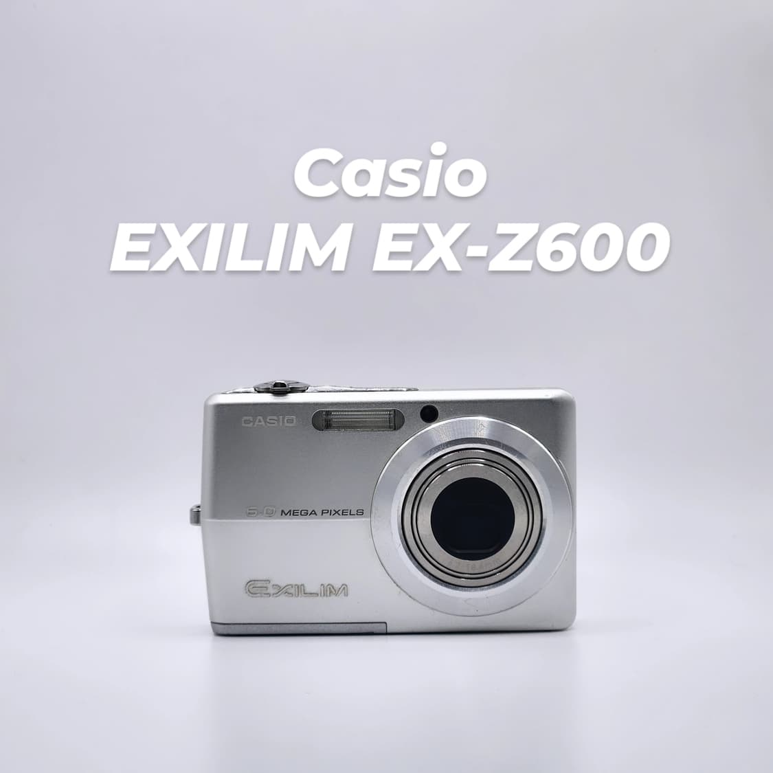 작례⭕️ 최저가✨️ 카시오 EXILIM EX-Z600 실버 디지털 카메라 상품이미지1