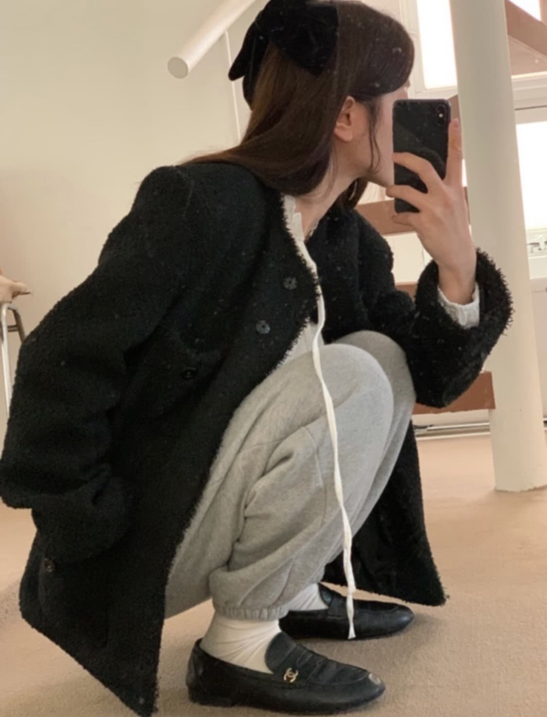 위드아웃썸머 페퍼트위드 블랙 상품이미지4