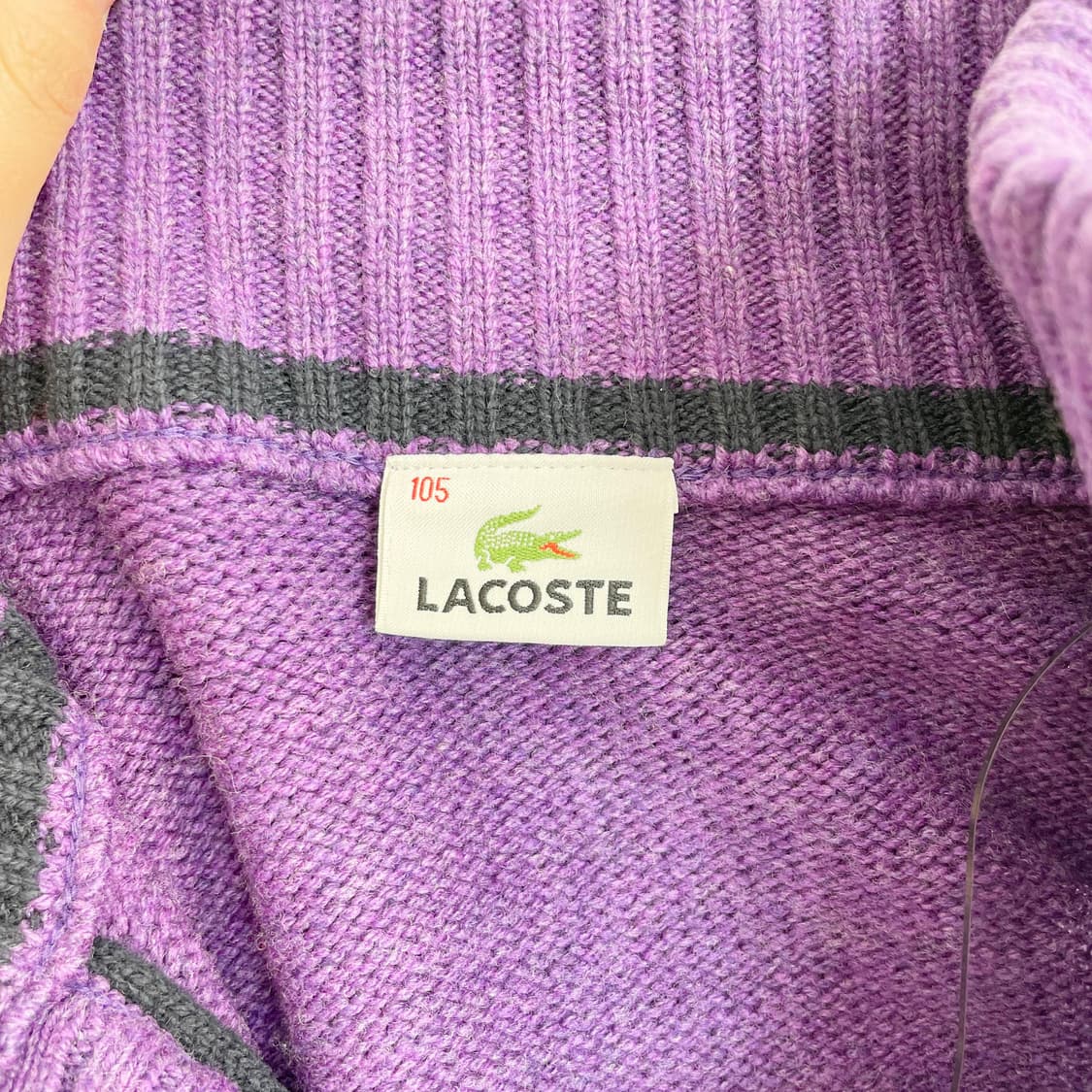 F1 라코스테 니트 자켓 XL사이즈 상품이미지5