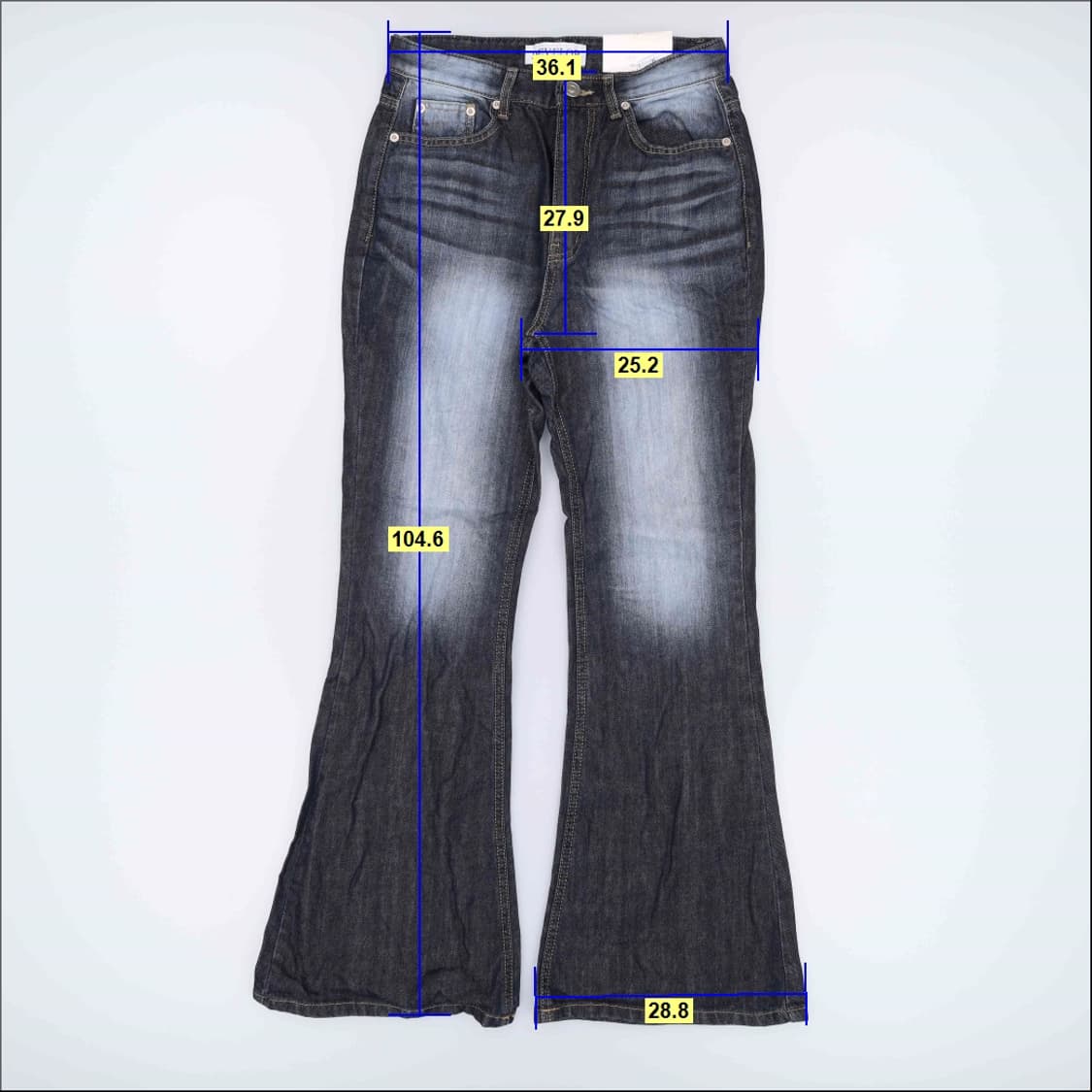 [M] 새상품 디벨로프여성 빈티지 부츠컷 데님팬츠 1211H2 상품이미지8