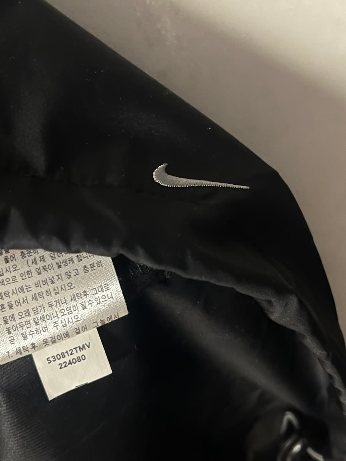 나이키 스우시 클라이마 핏 바람막이 블랙 [XL/95] 상품이미지7