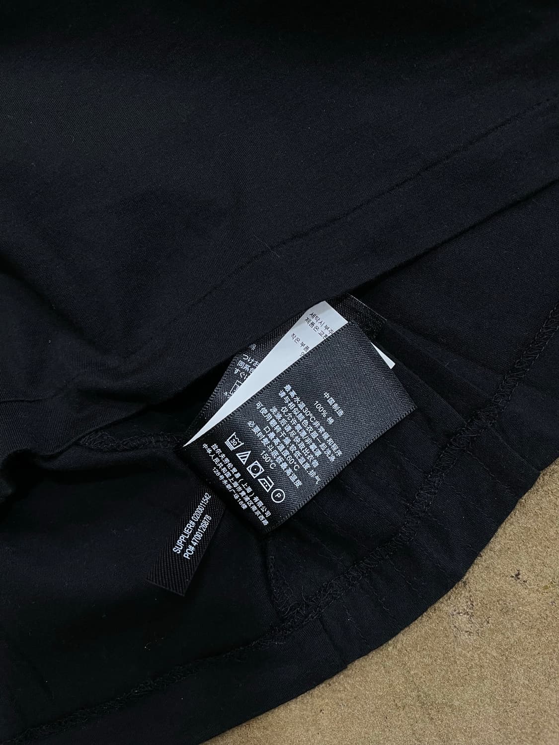 폴로랄프로렌(블랙라벨)/블랙 라운드반팔티 상품이미지6