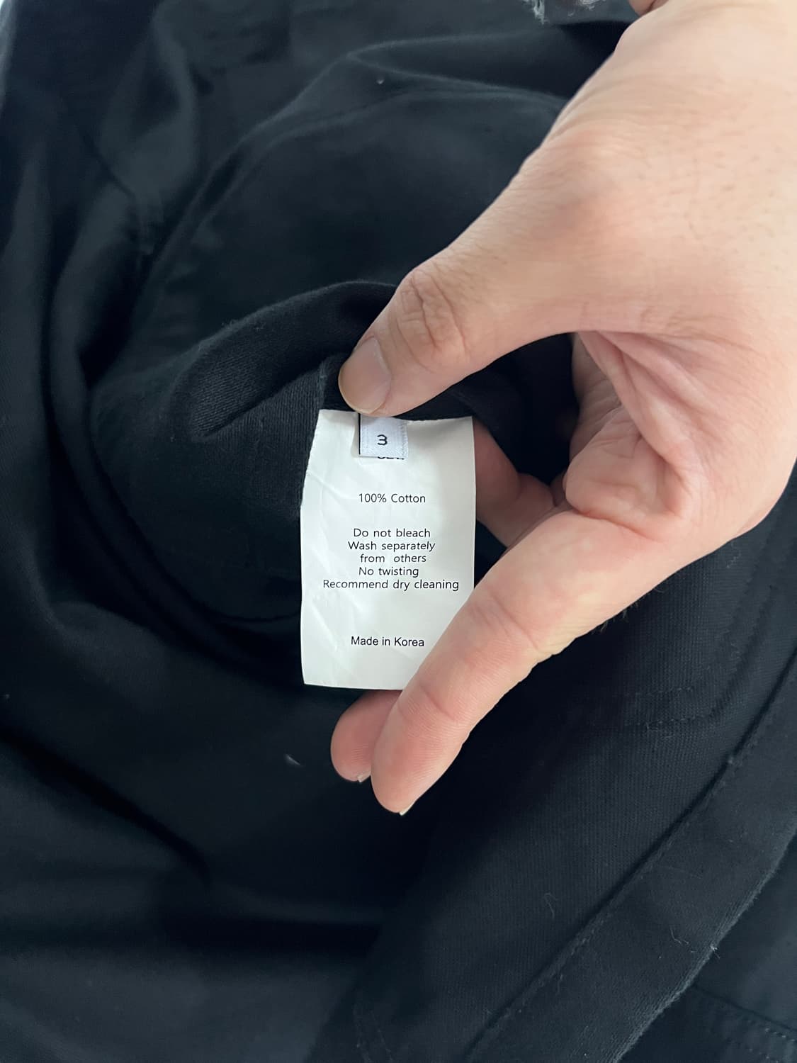 택포18) SEW 스테디에브리웨어 몰스킨 프렌치 워크자켓 블랙 3사이즈 상품이미지5