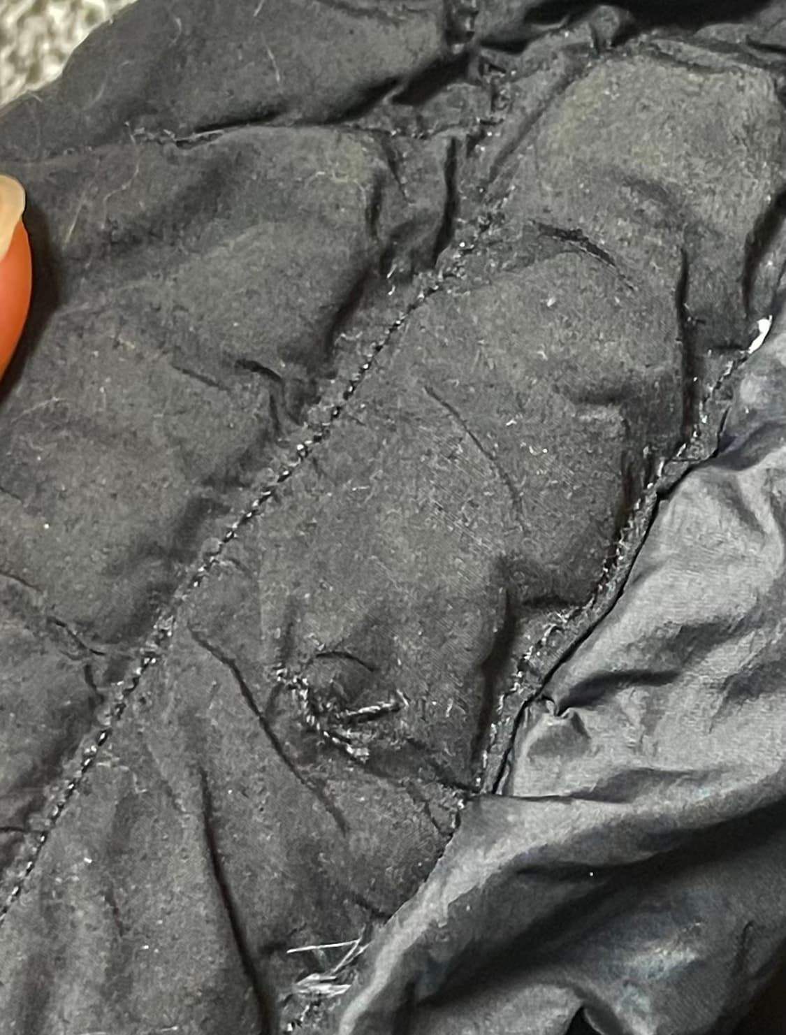 스톤아일랜드 립스탑 나일론 패딩 블랙 [L] 상품이미지4