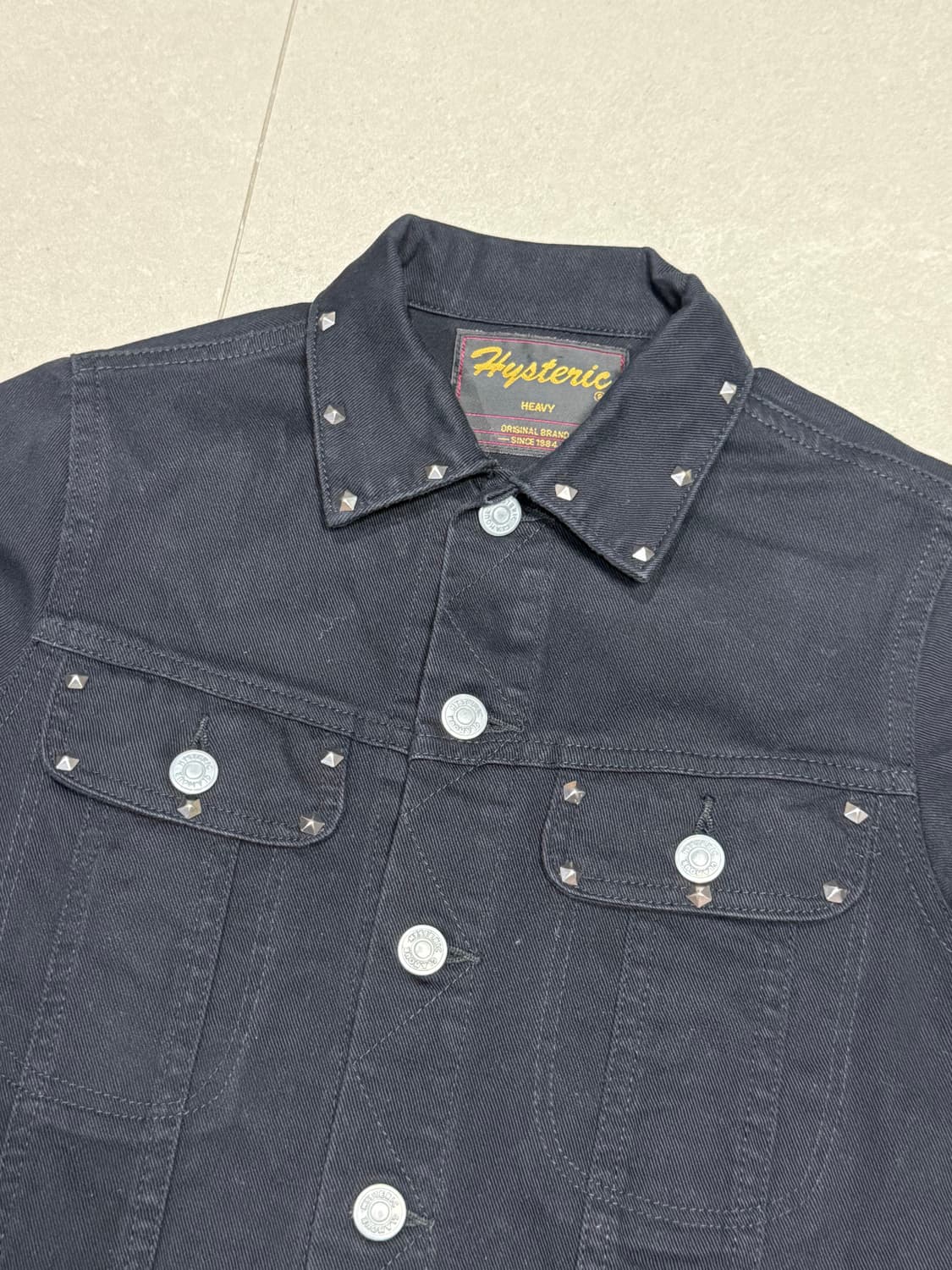 히스테릭 글래머 아카이브 스터드 디테일 데님 자켓 상품이미지1