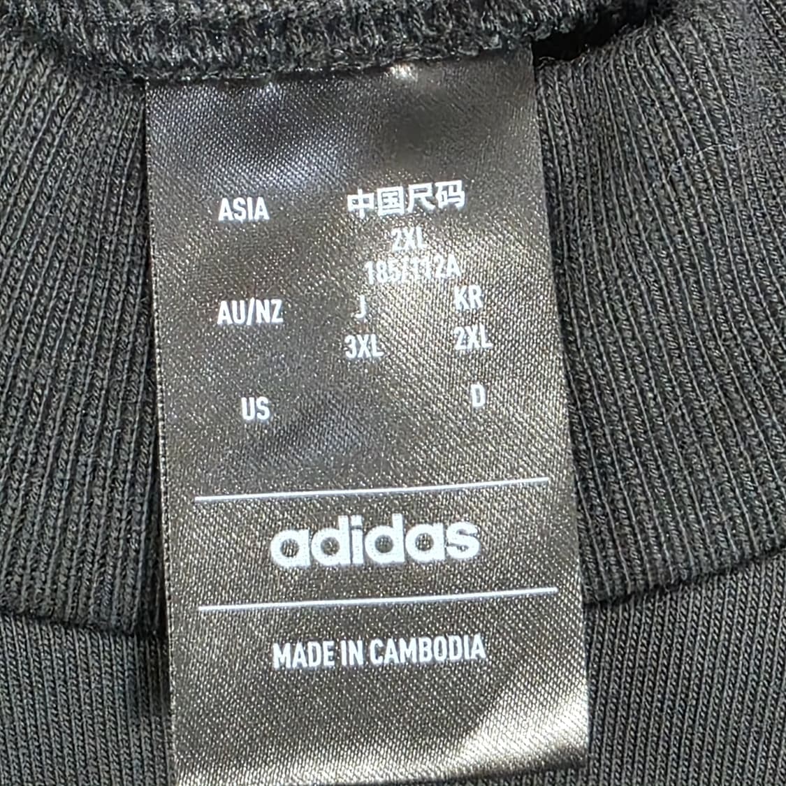 0142 [아디다스]농구 티셔츠 블랙 레드 2XL 상품이미지5