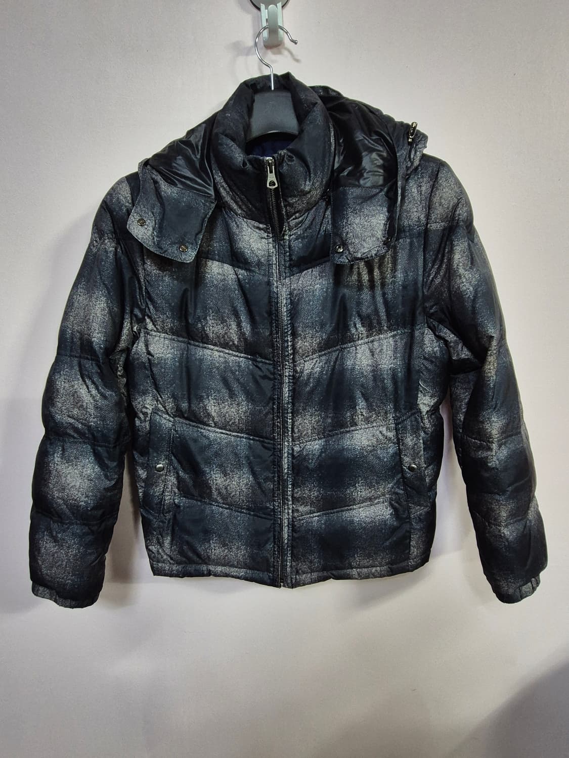 [L]  TNGT 패딩 점퍼 블랙 그레이 상품이미지2