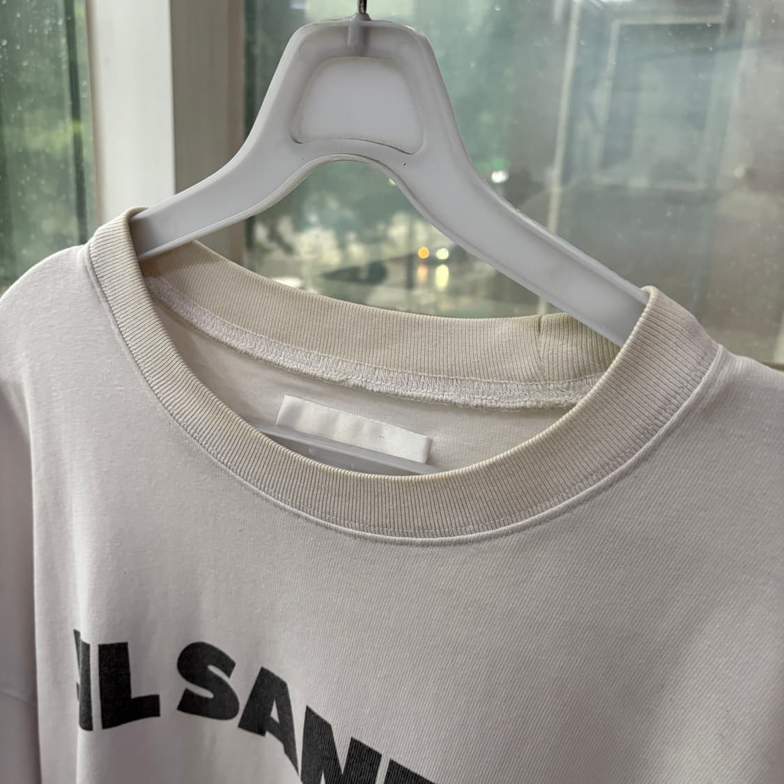 질샌더 로고 반팔티 화이트 xs(m) 상품이미지2