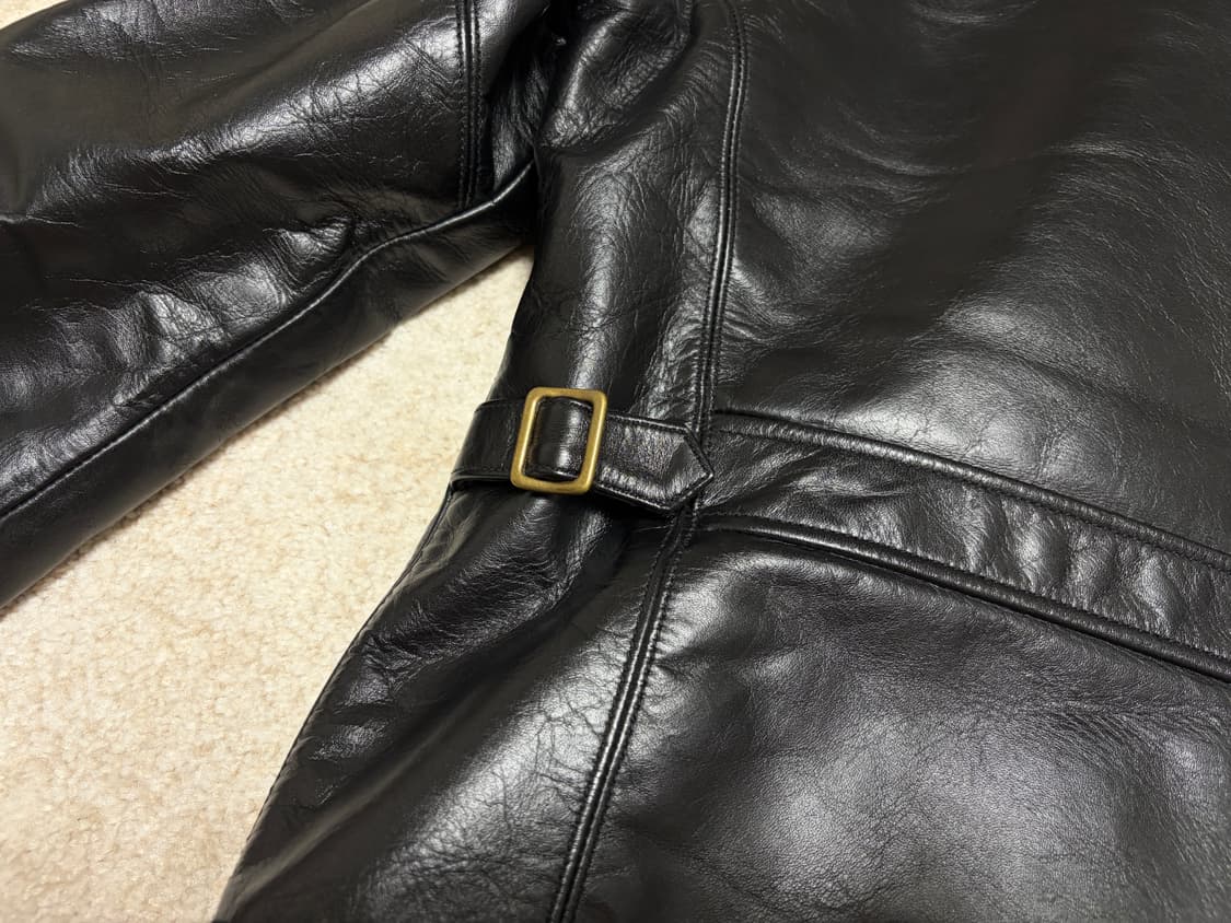 곤조2 가죽자켓 / 곤조티비x아카펠라클로딩 자켓 판매 상품이미지8