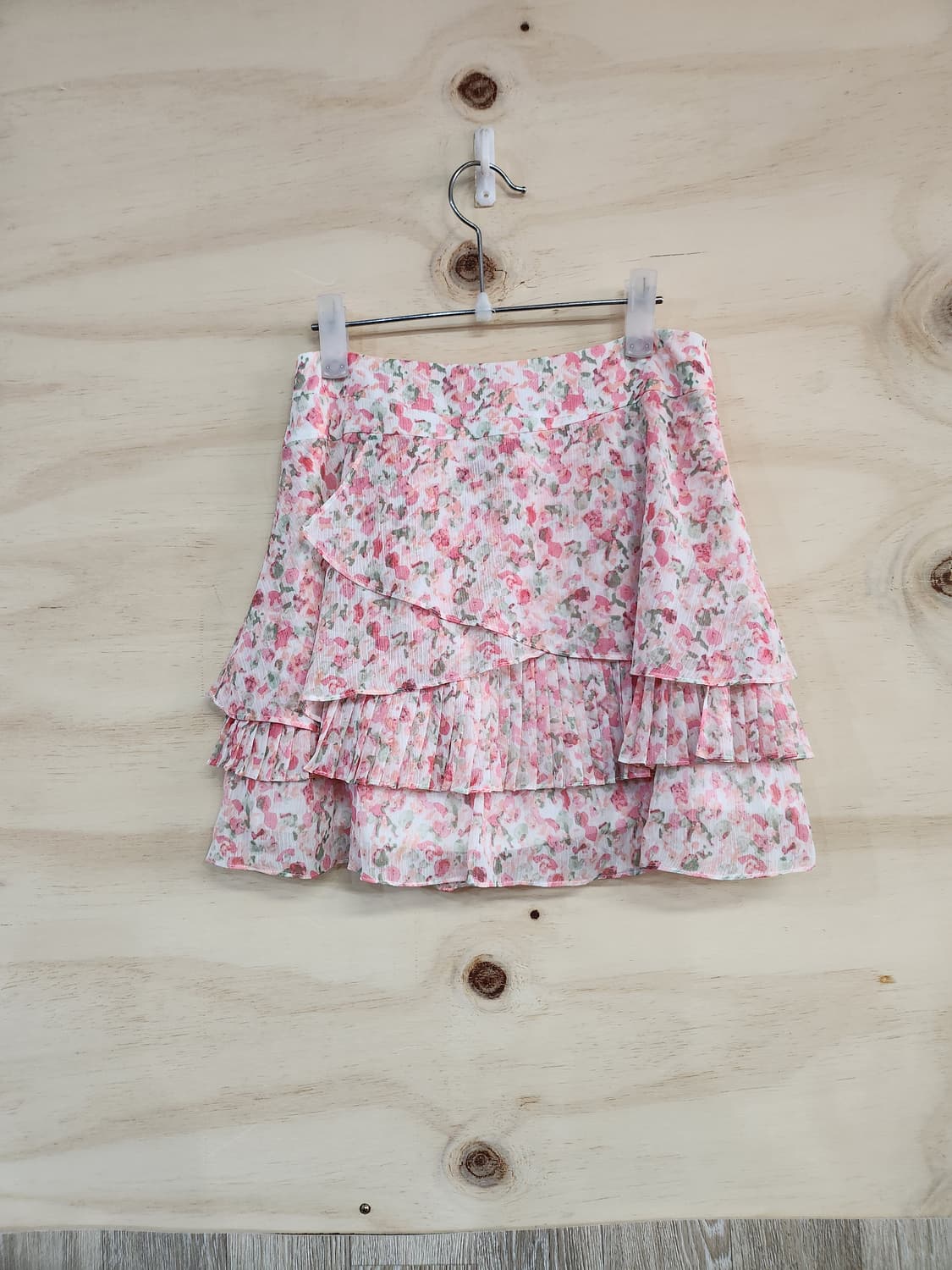 1205) 온앤온 플라워 패턴 쉬폰 미니스커트 상품이미지2