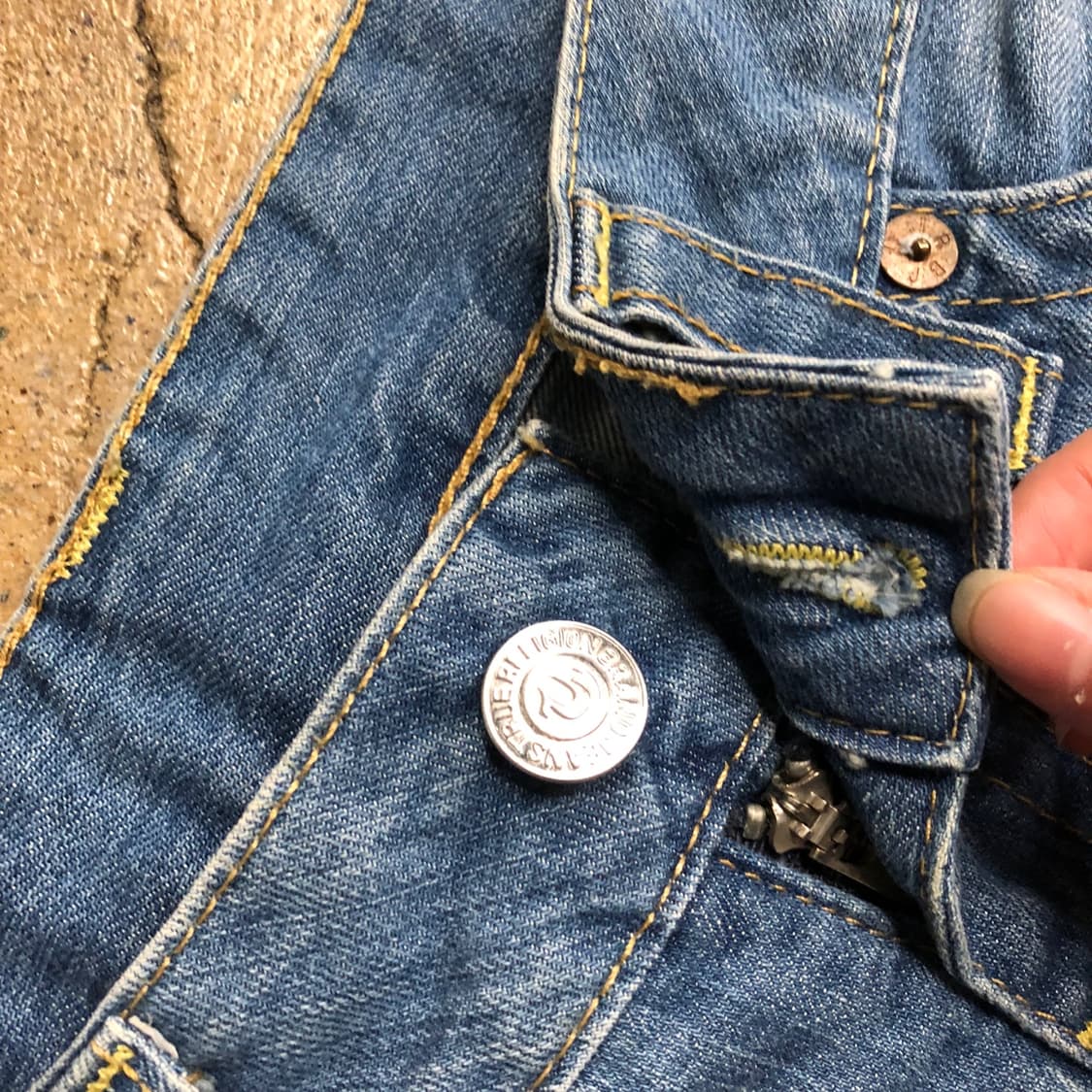 [정품/27] 트루릴리전 연청 데님 숏 팬츠 반바지 상품이미지5