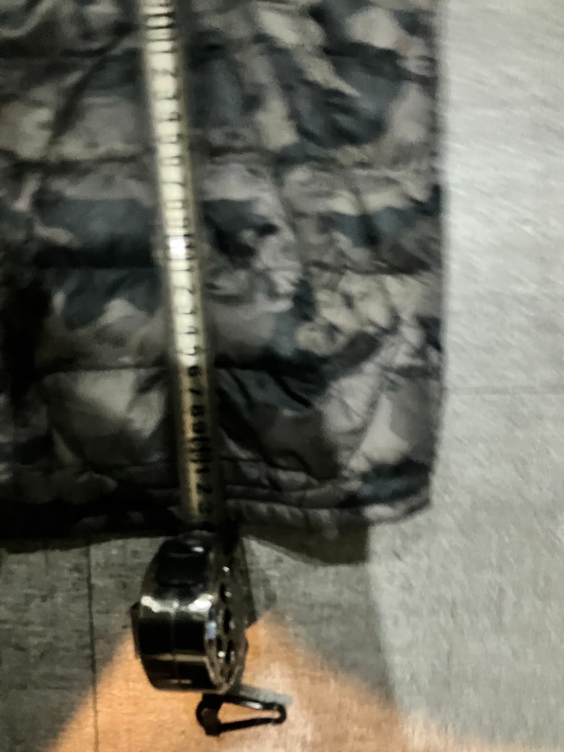 일본빈티지 Evenriver 올드스쿨스트릿 밀리터리카모 v넥퀄팅패딩 상품이미지3