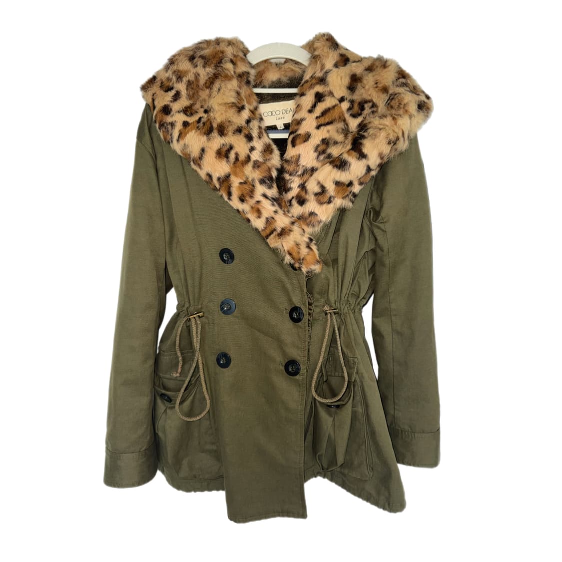 케미컬스포츠 coco deal luxe 레오파드 야상 상품이미지1