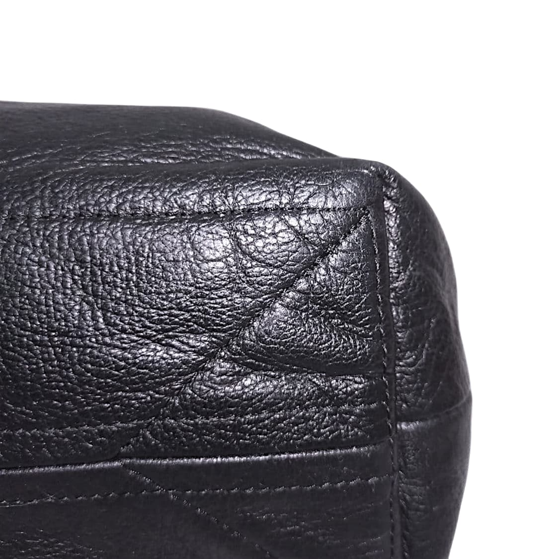 요지 야마모토 레터링 레더 토트백 상품이미지5