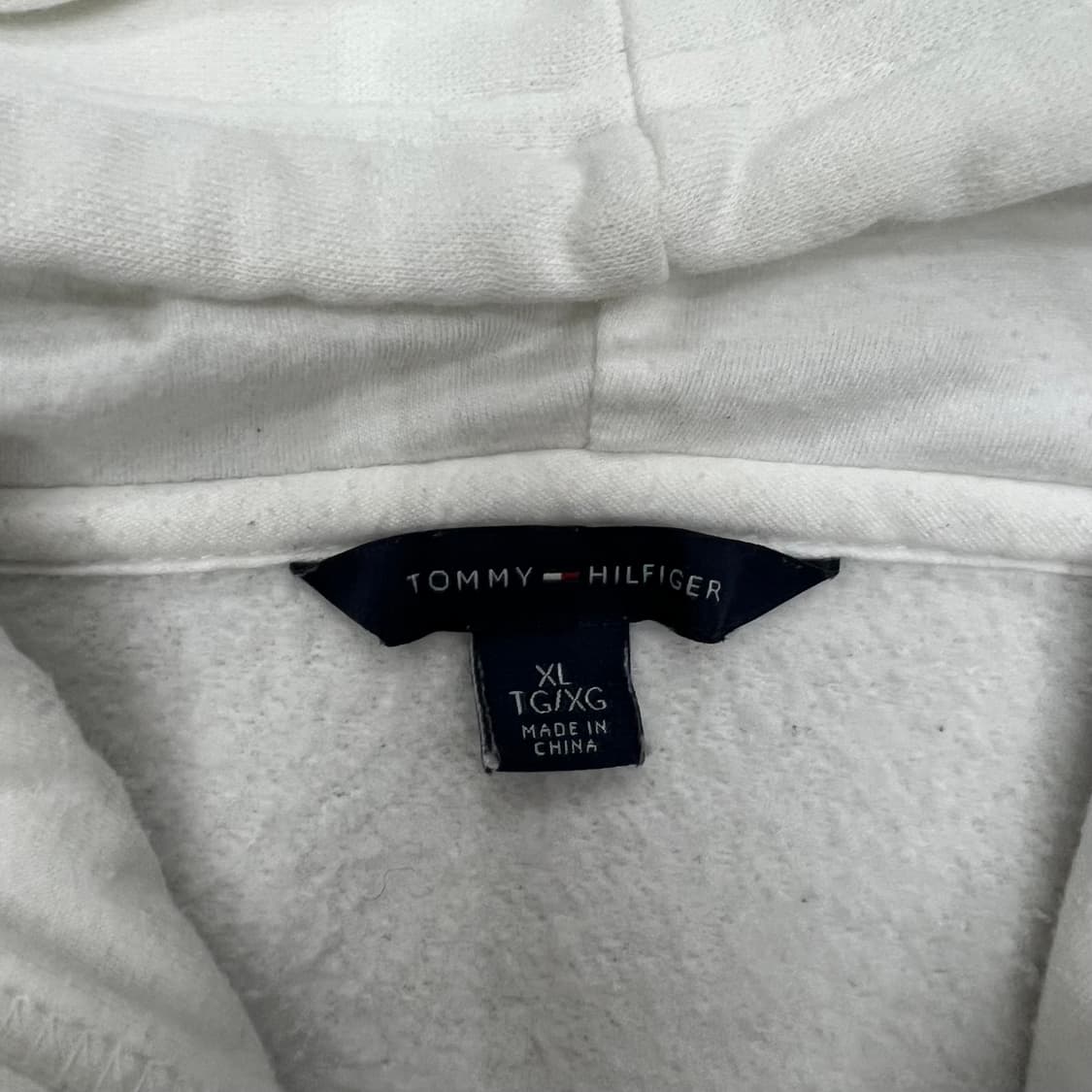 타미힐피거 화이트 후드집업 상품이미지2