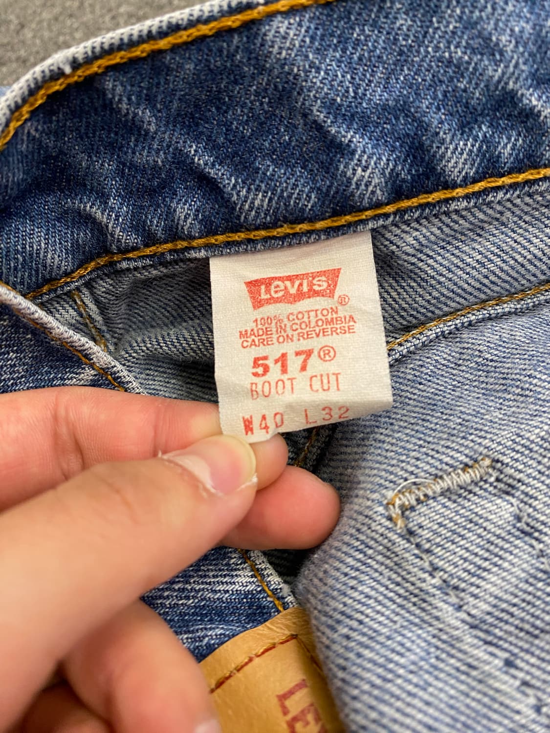 90s Levis 리바이스 517 데님팬츠 상품이미지9