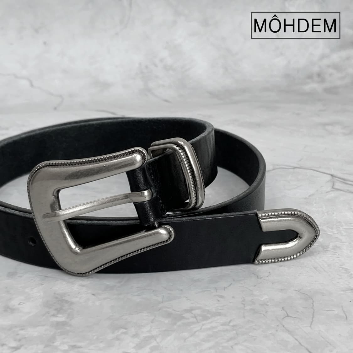 [Unisex] 클래식 웨스턴 이태리소가죽 벨트 상품이미지8