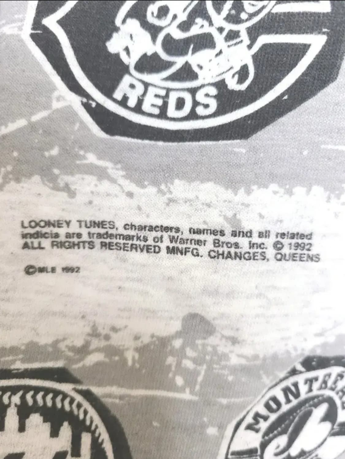 1992 루니툰즈 X MLB 오클랜드 애슬레틱스 빈티지티셔츠 상품이미지3