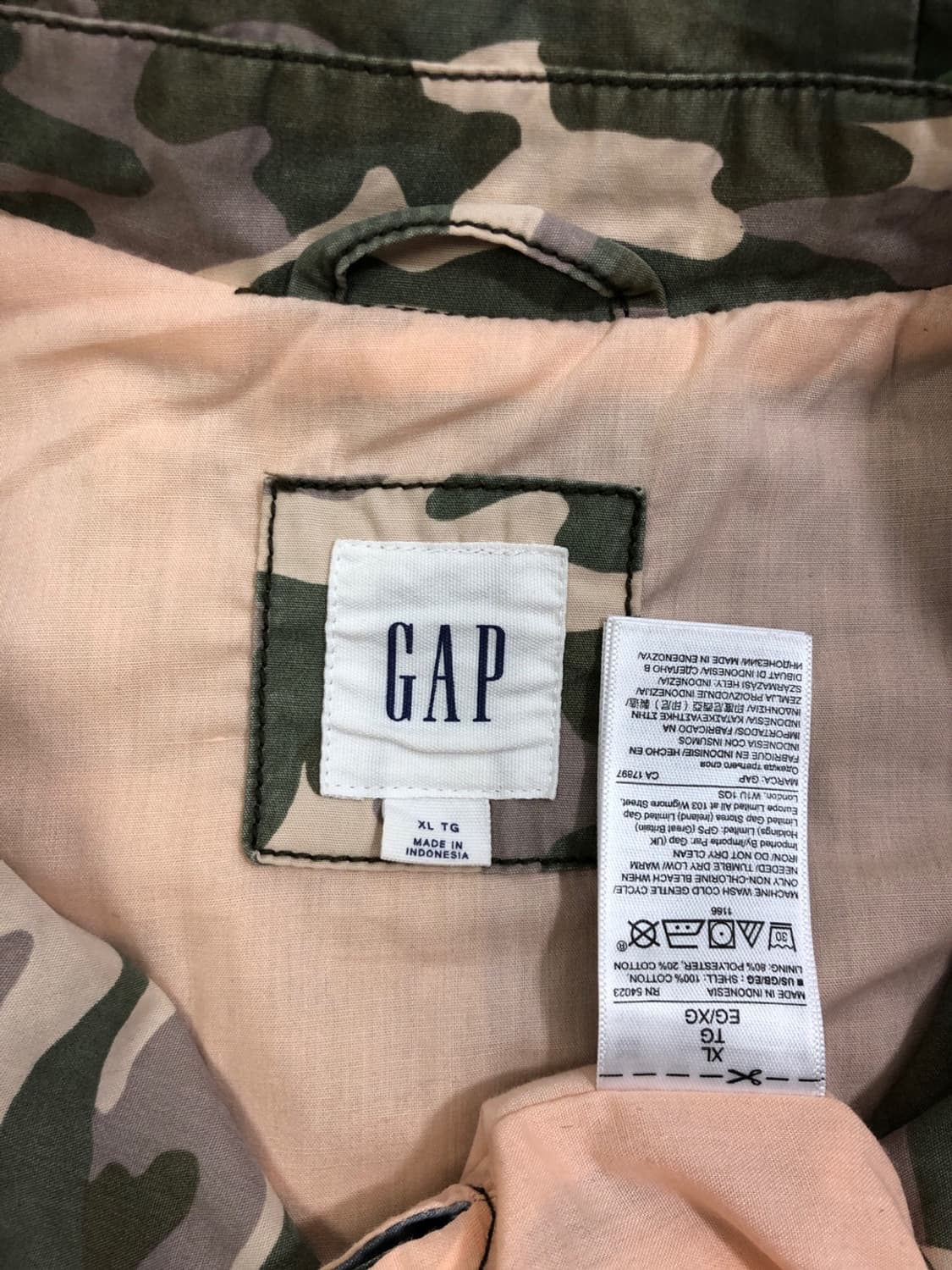 갭 카모플라쥬 패치 셔츠/#2526 상품이미지4