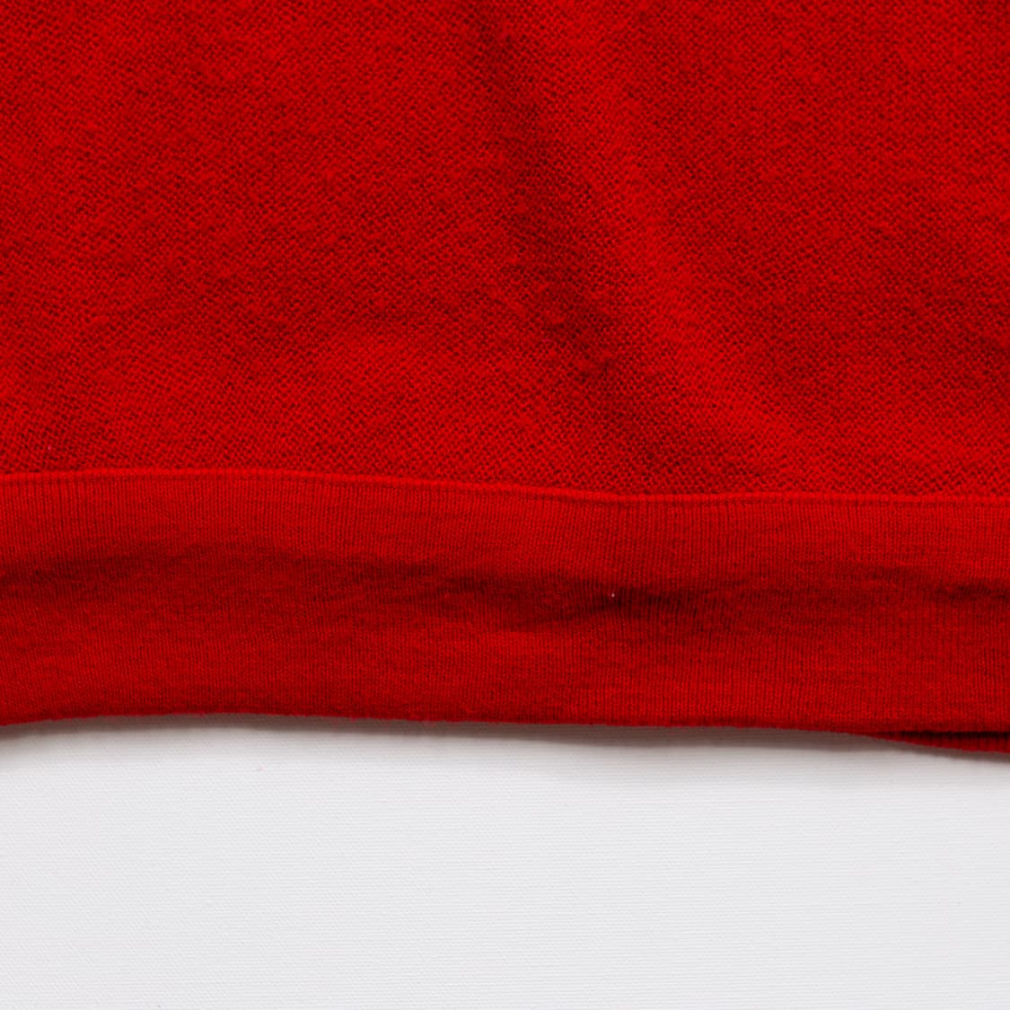80s IZOD 라코스테 아크릴 브이넥 니트 레드 상품이미지4