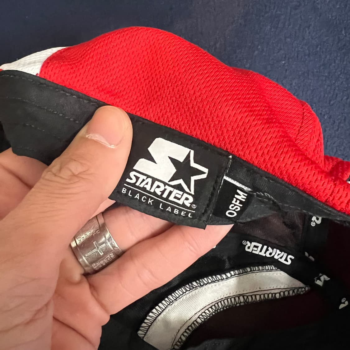 스타터 헤리티지 레드 캠프캡 모자 상품이미지4