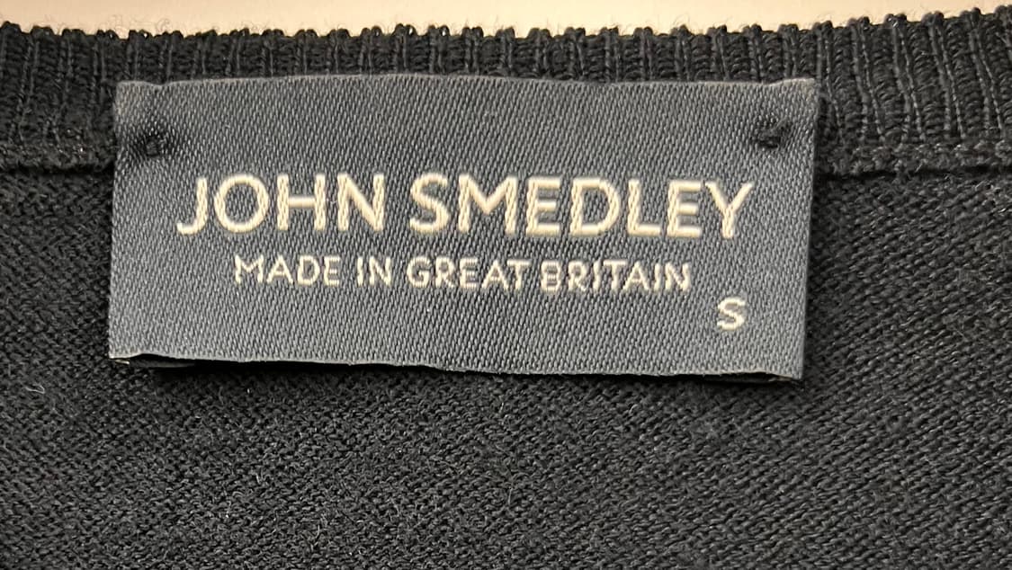 존 스메들리 메리노 울 스웨터 S 블랙 상품이미지3