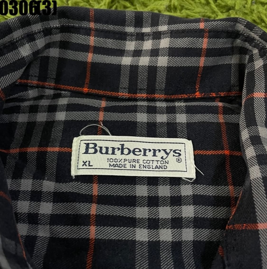 버버리 체크 긴팔 셔츠 상품이미지3