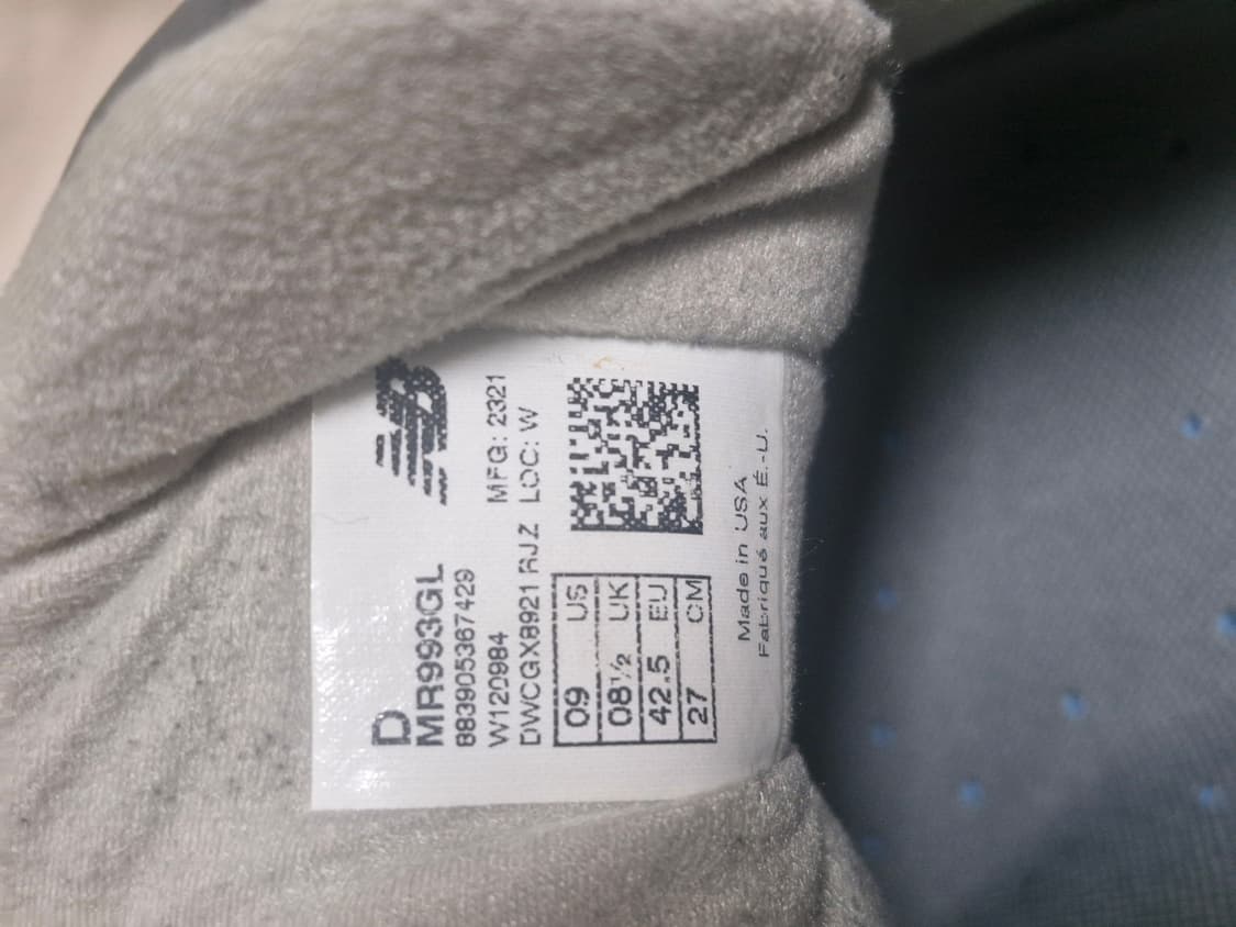 뉴발란스 993 상품이미지3