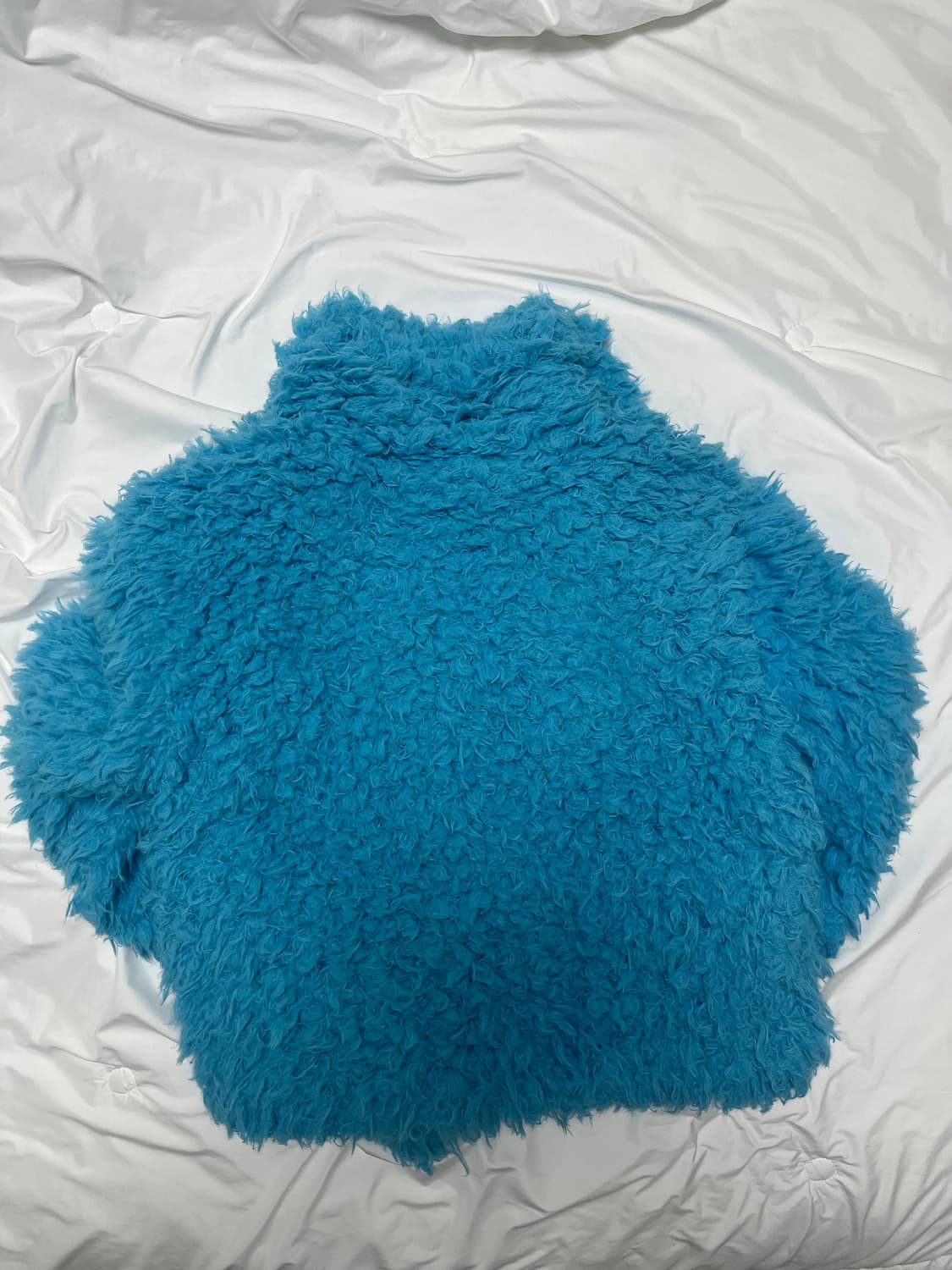 [앤더슨벨] 골디 퍼 가디건 블루 상품이미지3