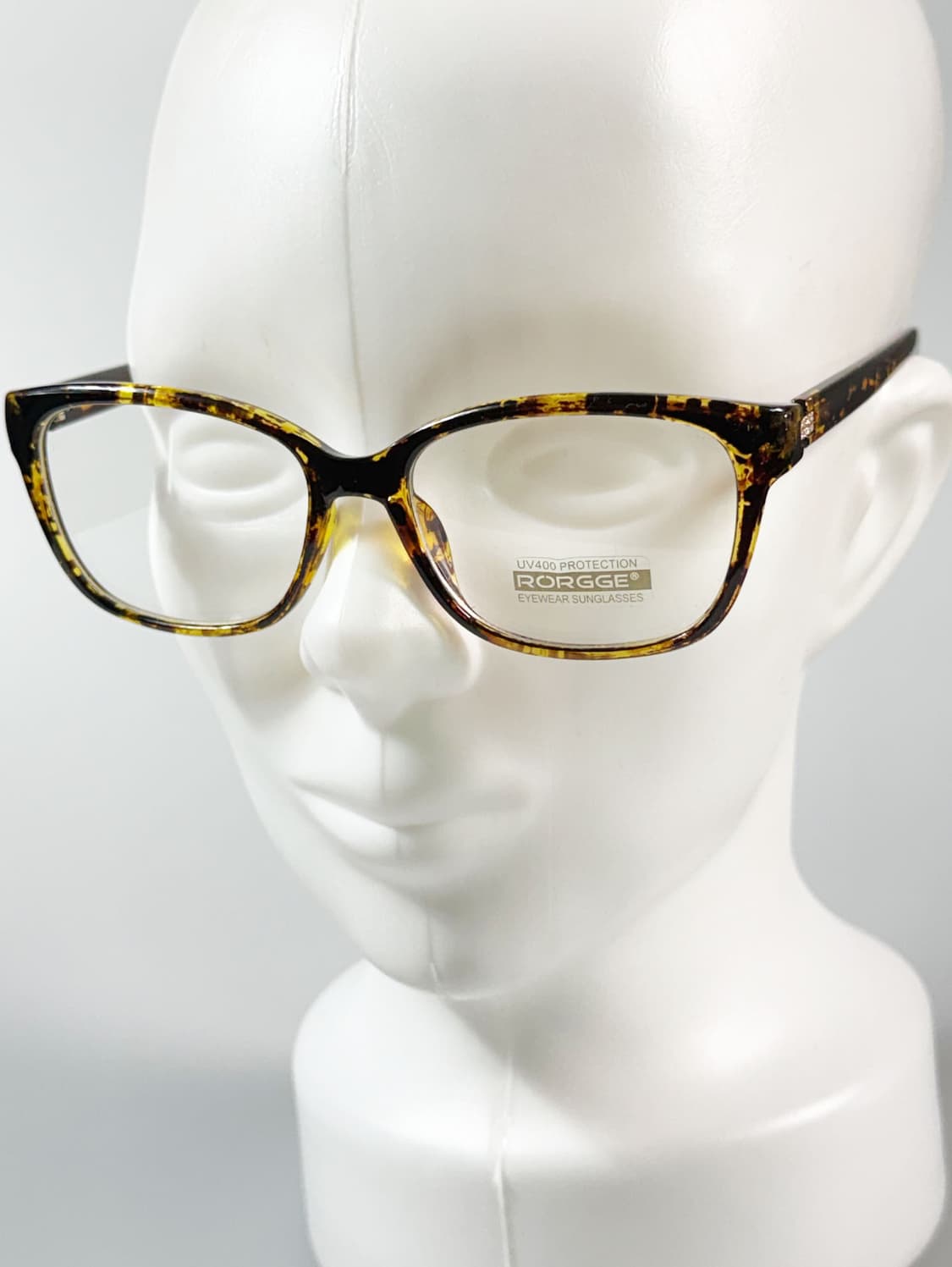 RORGGE 토터스쉘 뿔테 스퀘어 프레임 빈티지 안경 상품이미지8