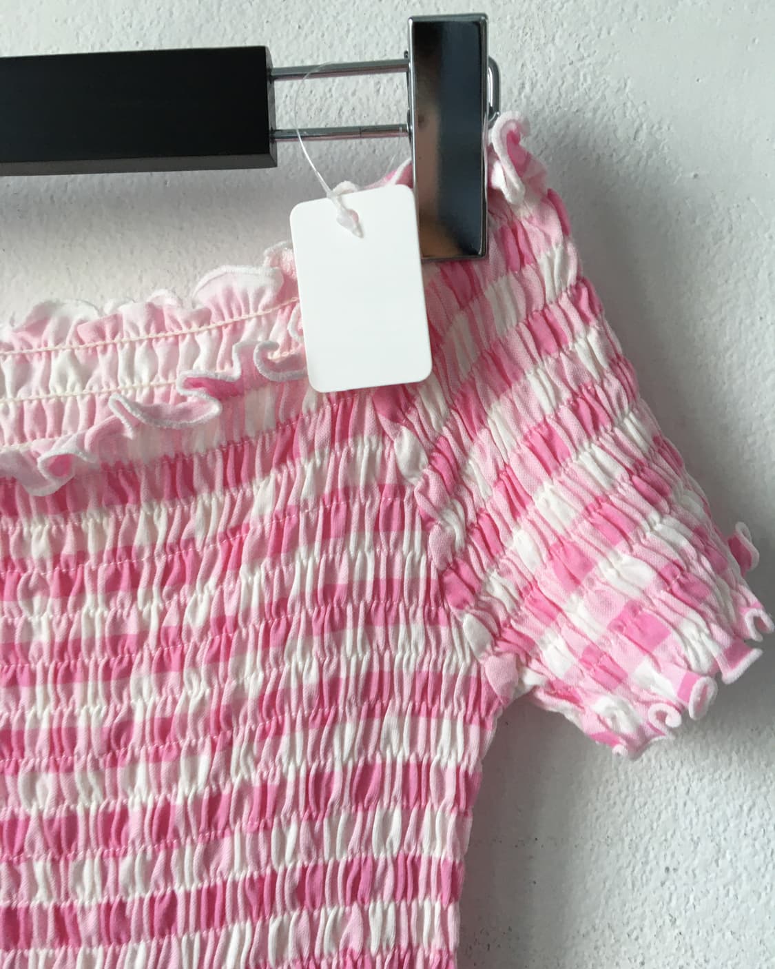 Check pattern banding top 상품이미지4