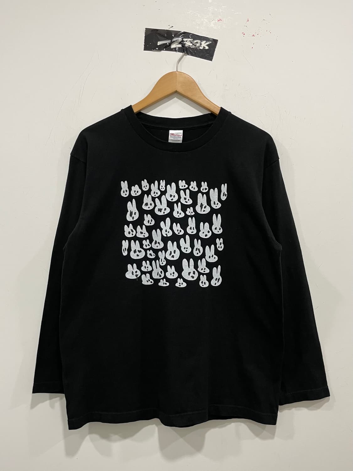 펑크 토끼 그래픽 키치 롱슬리브 상품이미지2