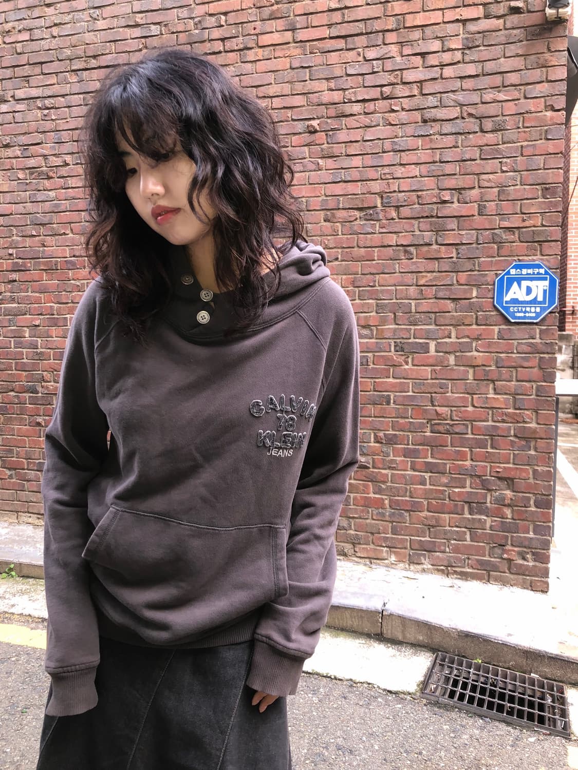 CK 3 button hoodie 상품이미지2