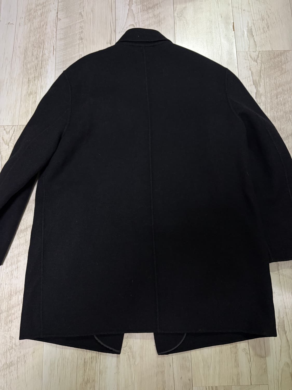 [L] YSL 이브 생 로랑 블랙 핸드메이드 코트 입생로랑 상품이미지5