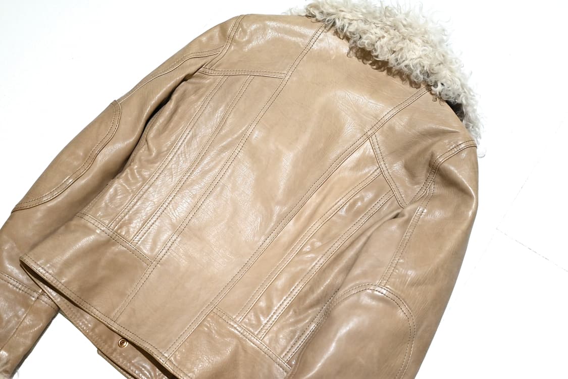 Gucci 2000s shearing leather jacket 상품이미지8