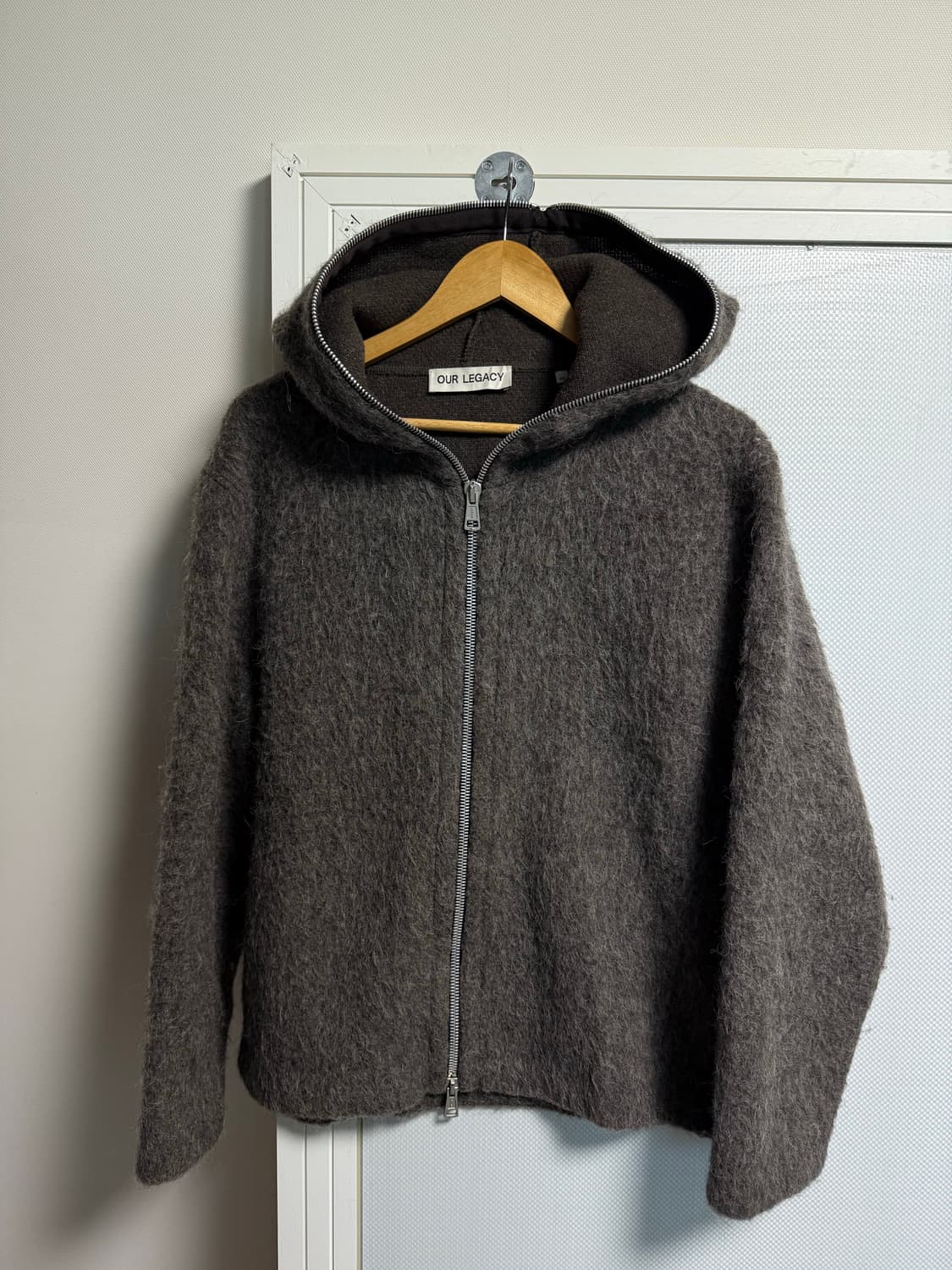 변우석 아워레가시 후디집업 몰 그레이 모헤어 48 상품이미지5