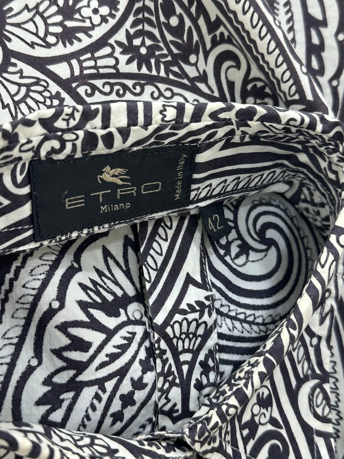 에트로 화이트 남방 상품이미지8