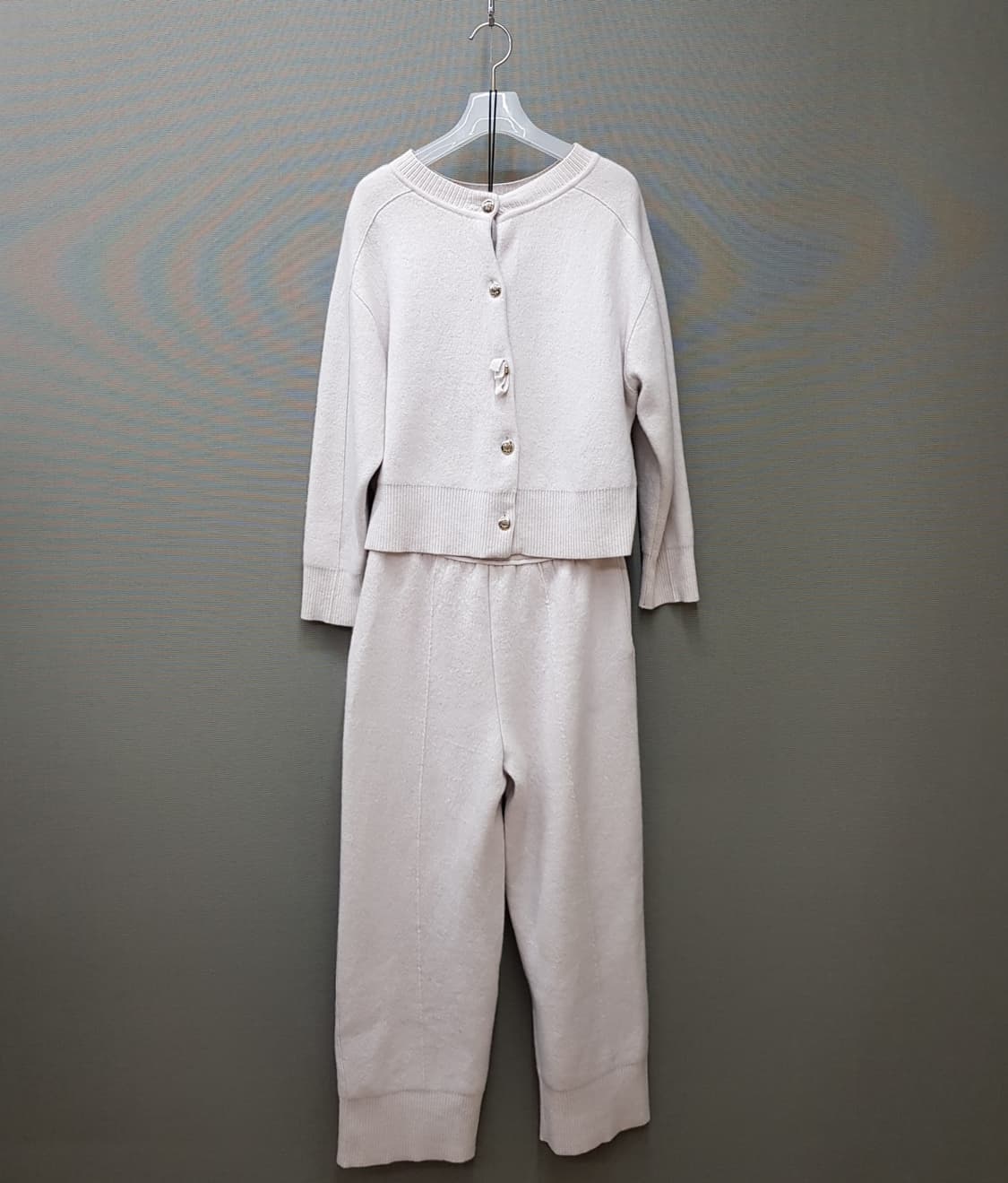 한섬 SJSJ 2023 캐시미어 울 니트 투피스 세트 F사이즈 상품이미지2