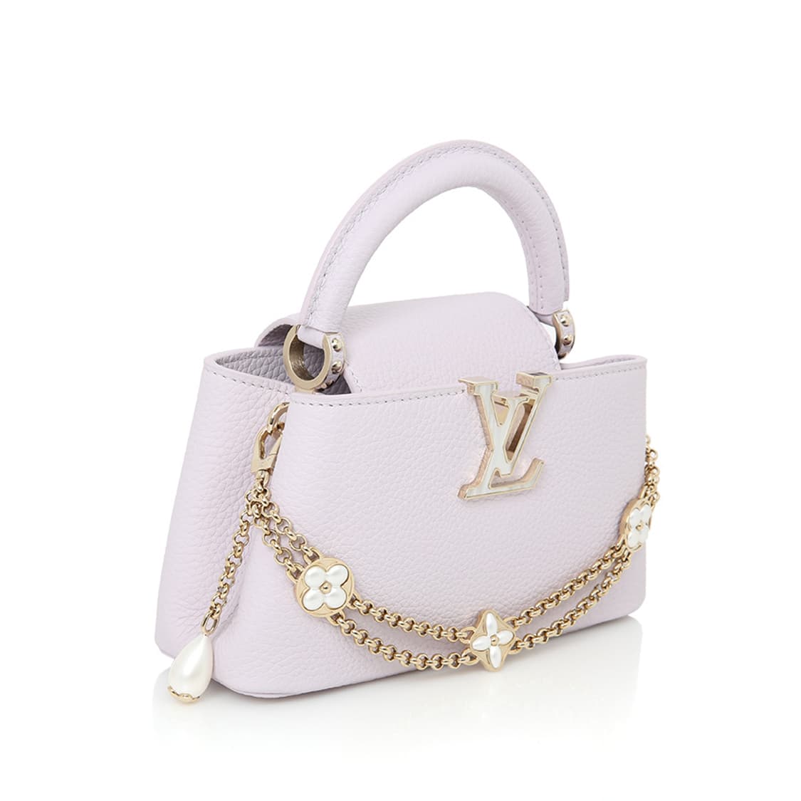 루이비통 카퓌신 이스트웨스트 미니 토뤼옹 라일락 보증서 M25476 상품이미지4