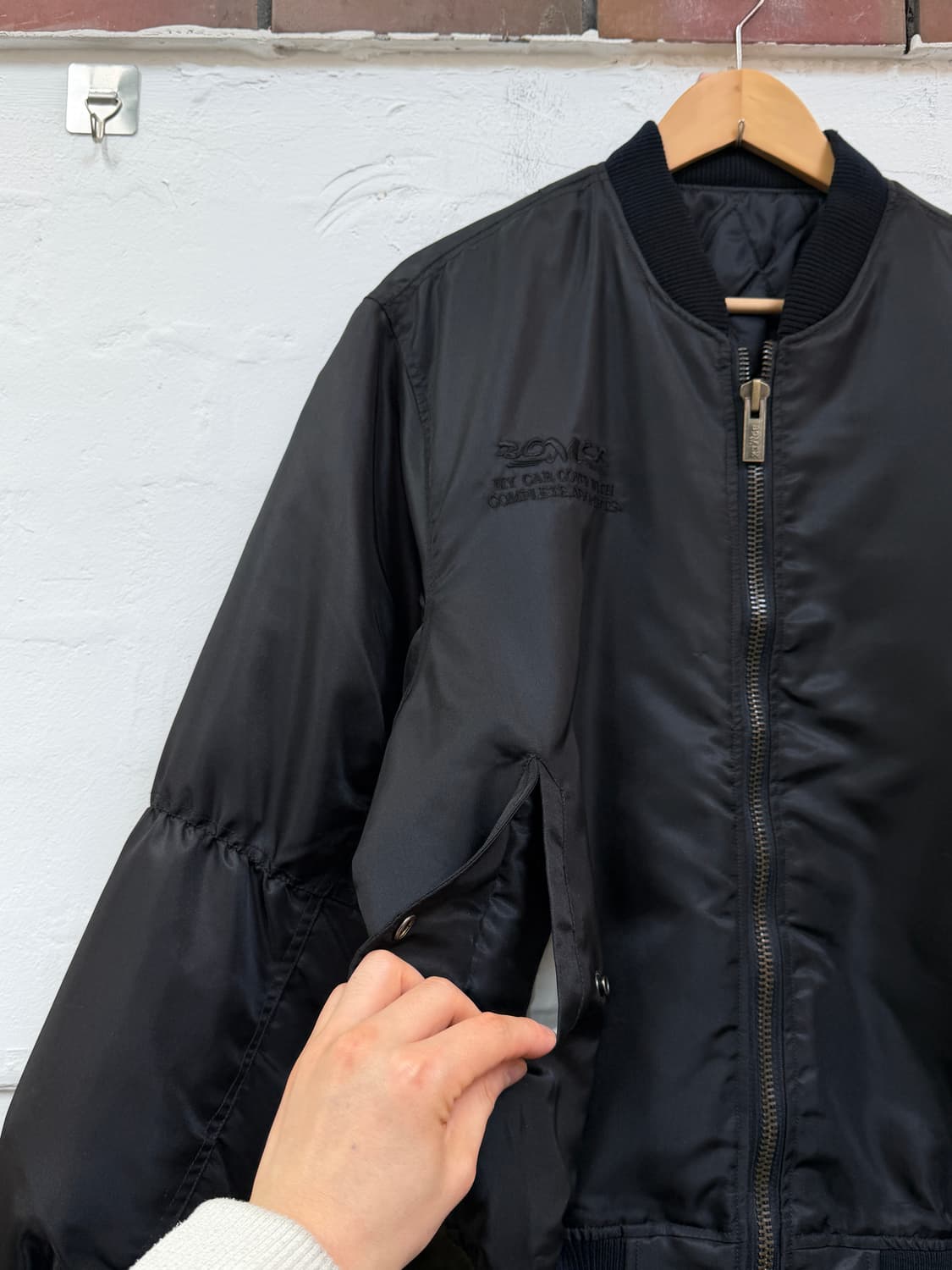 BOMEX 봄버 항공 점퍼 블랙 XL 상품이미지5