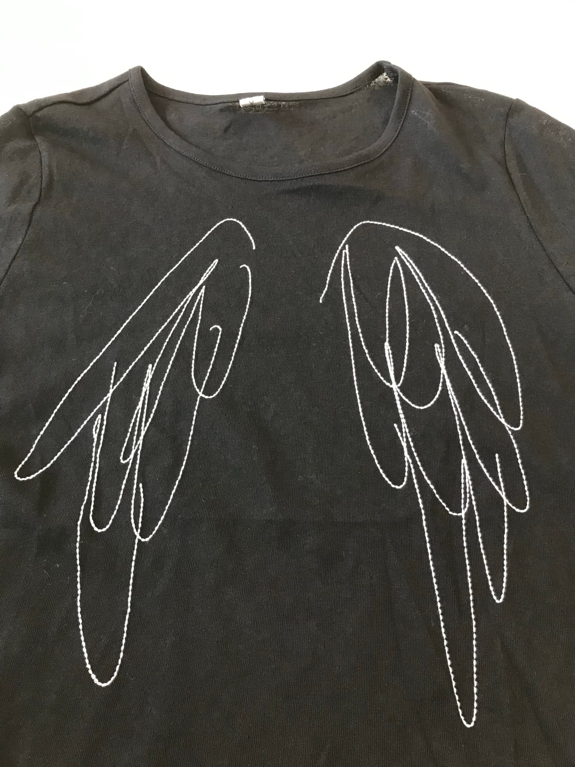 빈티지 날개 별 포인트 반팔티 상품이미지6