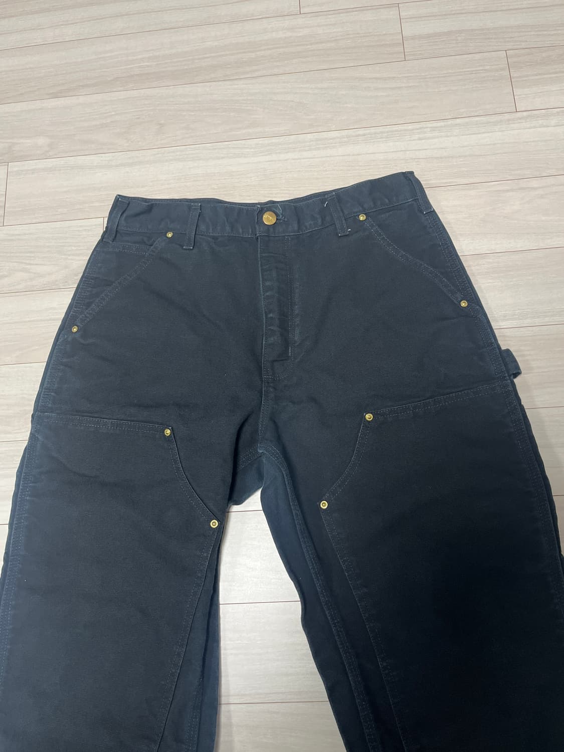 빈티지 칼하트 더블니 블랙 USA 32x30 상품이미지3