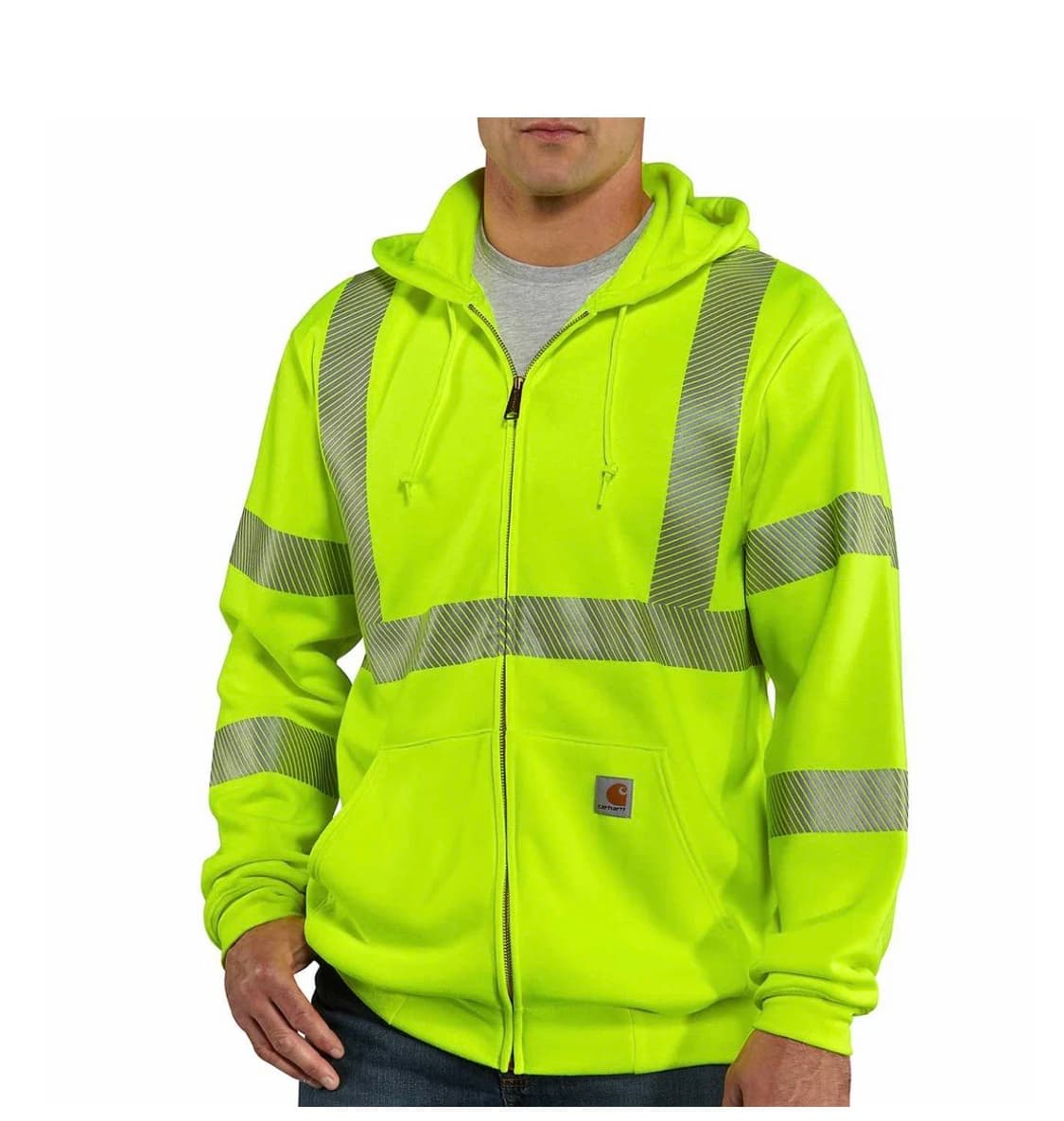 90s 칼하트 후드집업 high visibility hoodie 상품이미지1